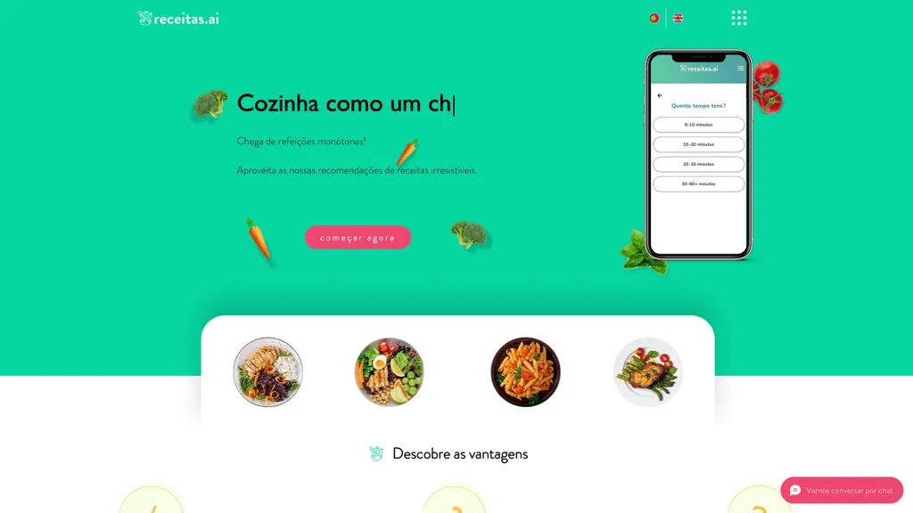 receitas.ai 工具截图