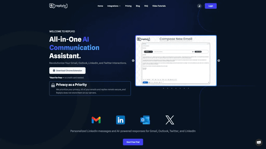 Replyio.com 工具截图