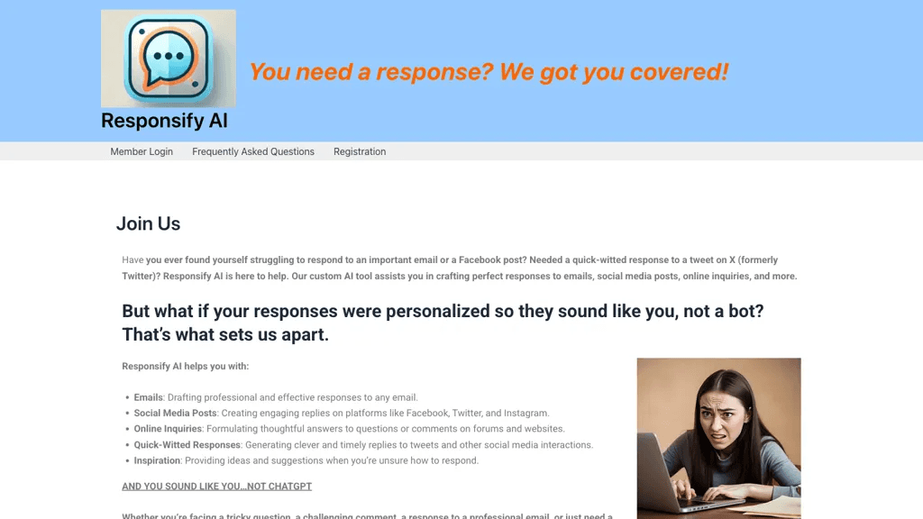 Responsify AI - 工具截图