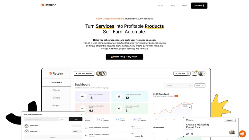 Retainr.io 官网截图