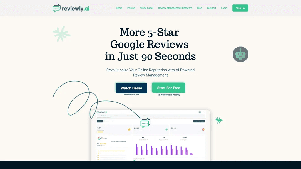 Reviewly ai 工具截图