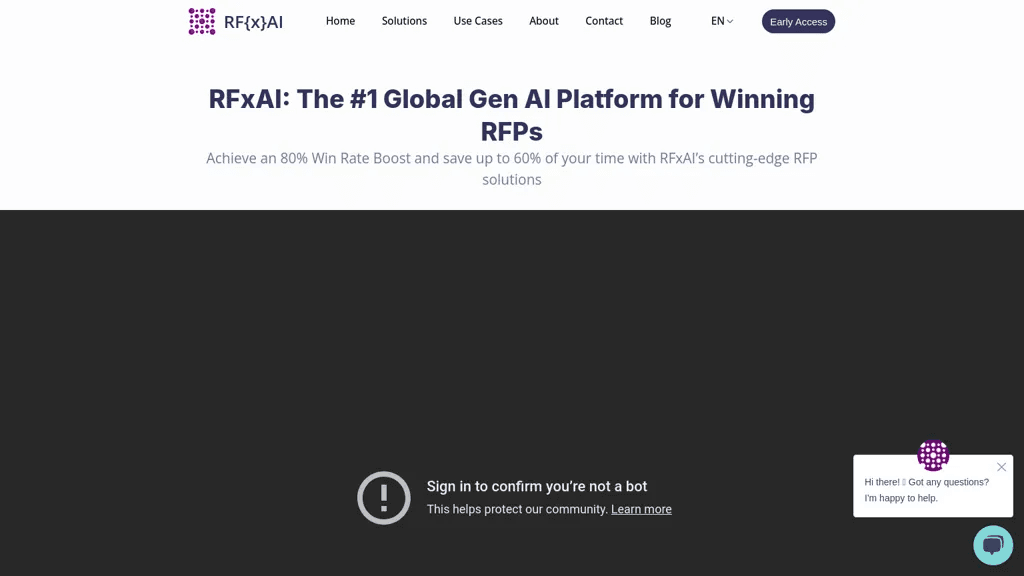 RFxAI 官网截图