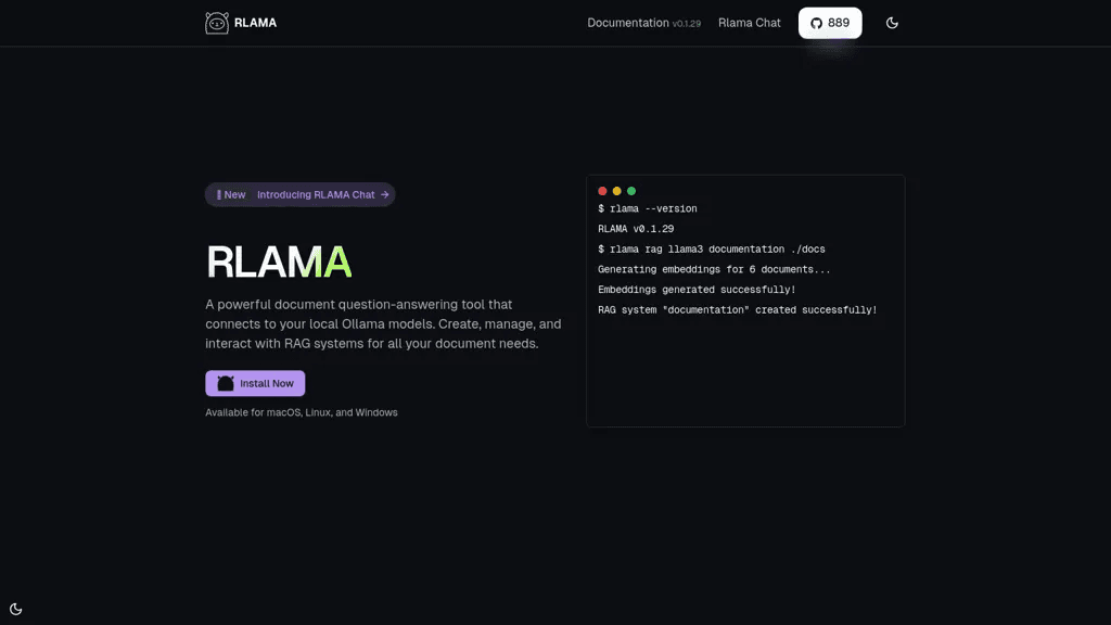 RLAMA 工具截图