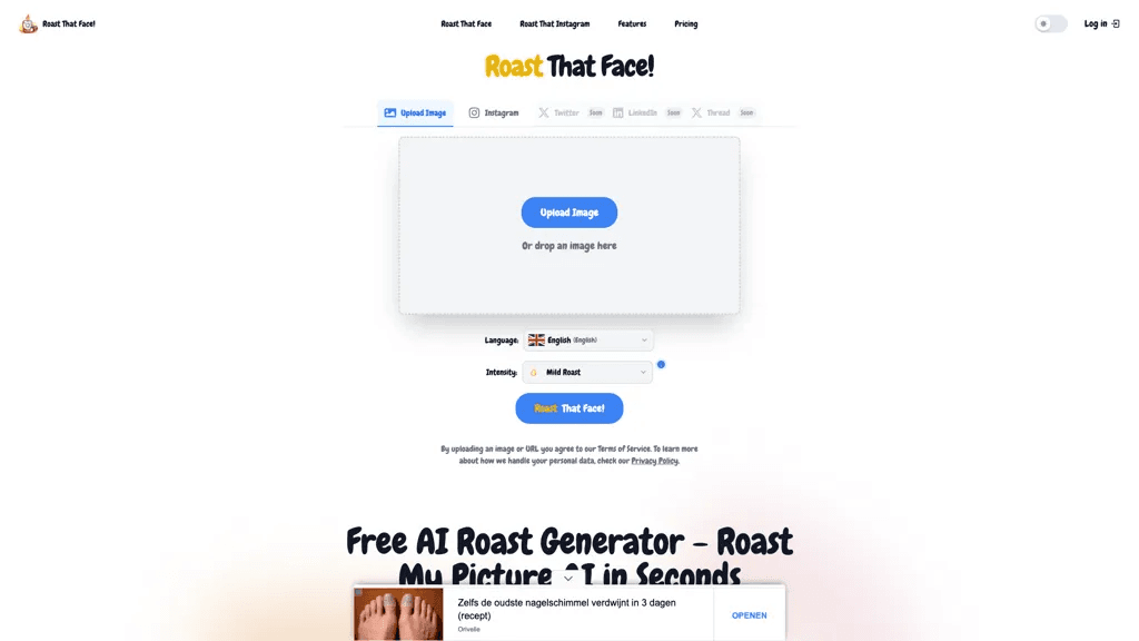 Roast That Face 工具截图