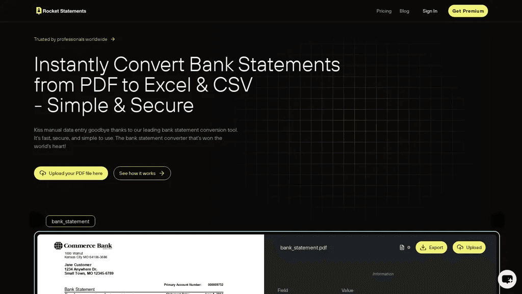 Rocket Statements 工具截图