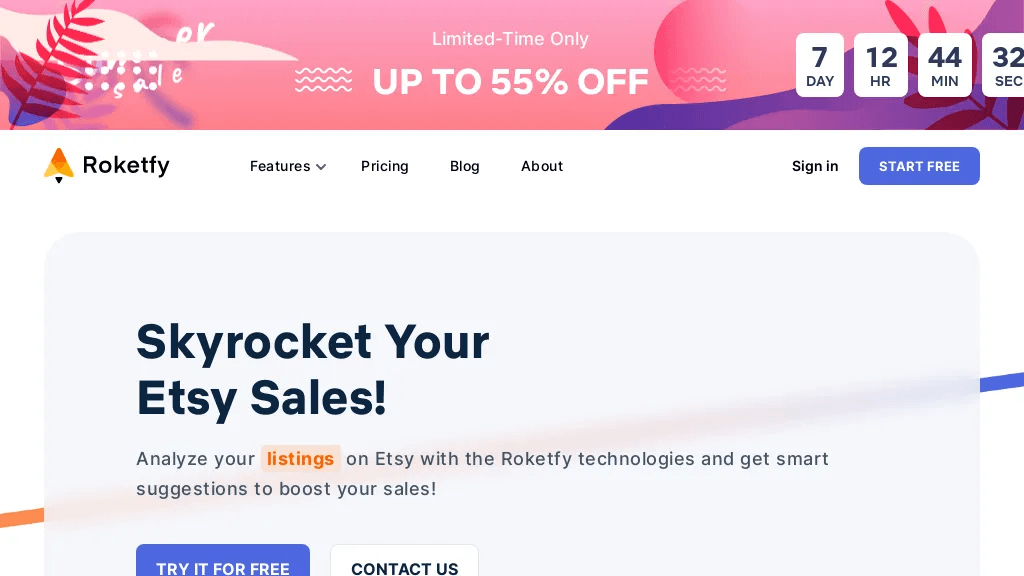 Roketfy 官网截图