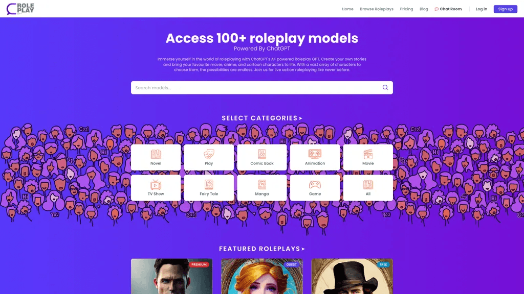 Roleplay GPT 工具截图