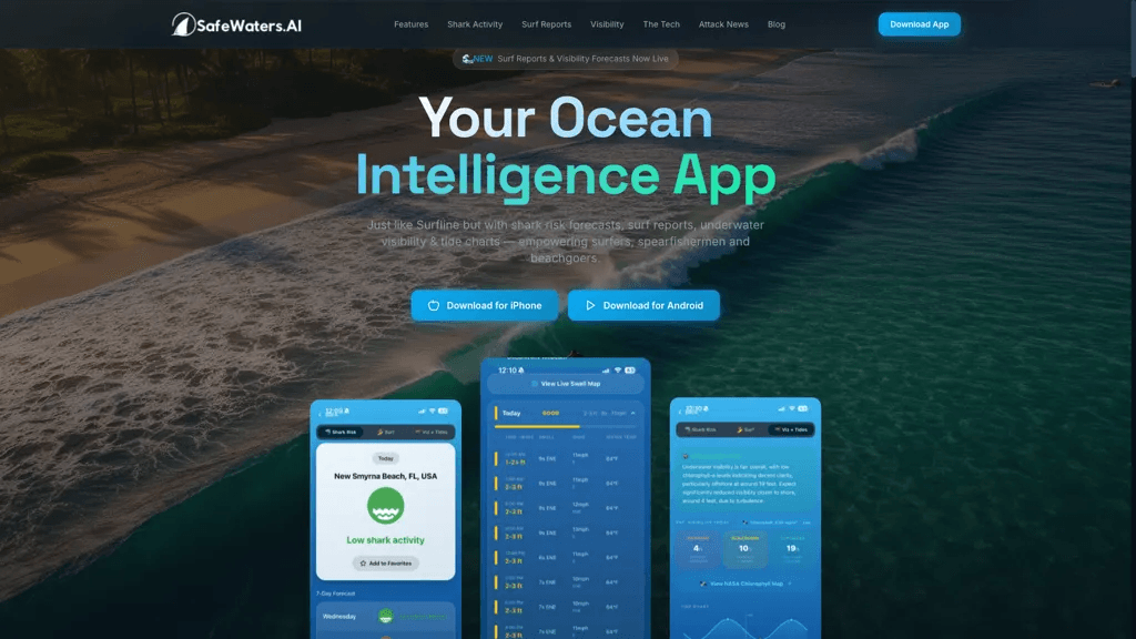 SafeWaters.ai 工具截图