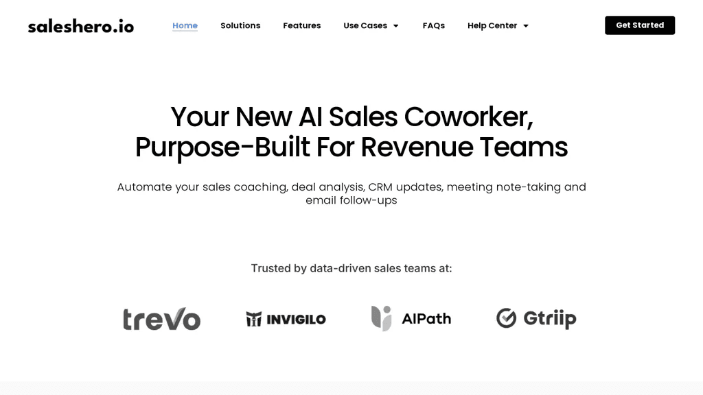 SalesHero.io 工具截图