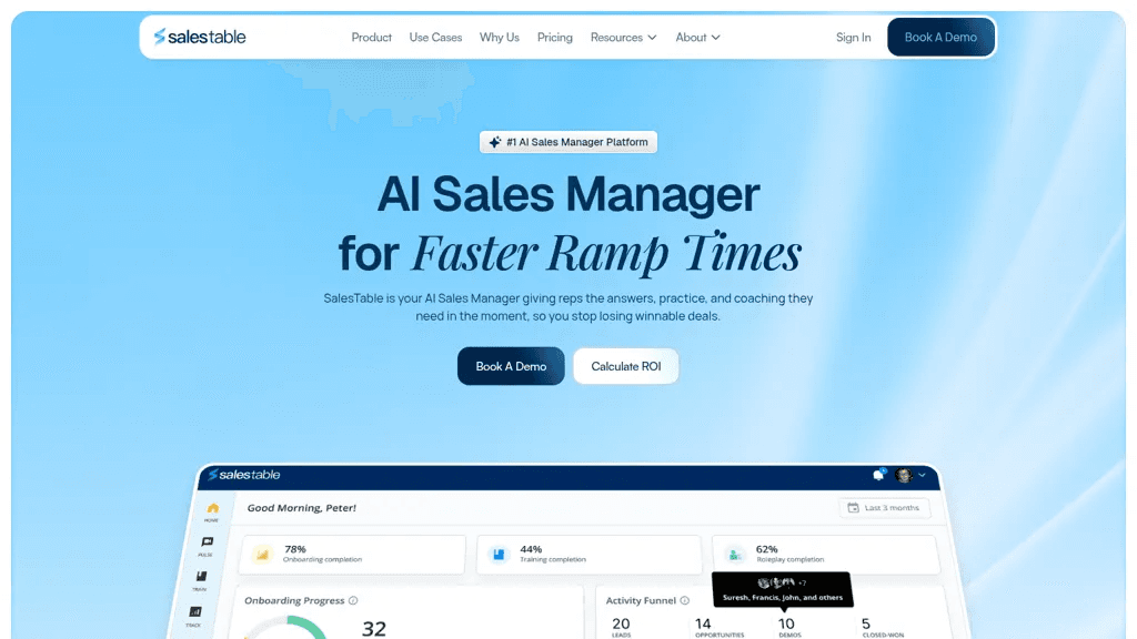 SalesTable AI 工具截图
