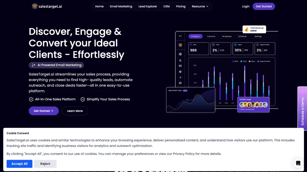 SalesTarget.ai 工具截图