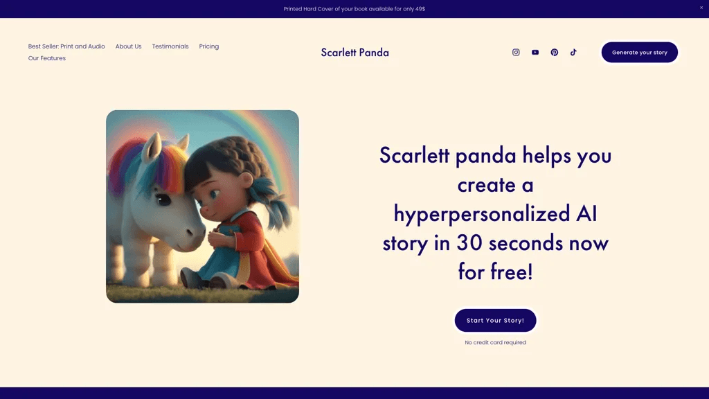 Scarlettpanda 官网截图