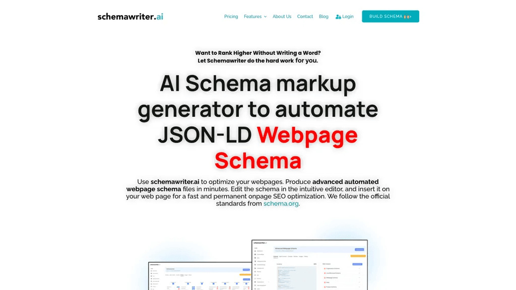 schemawriter.ai 工具截图