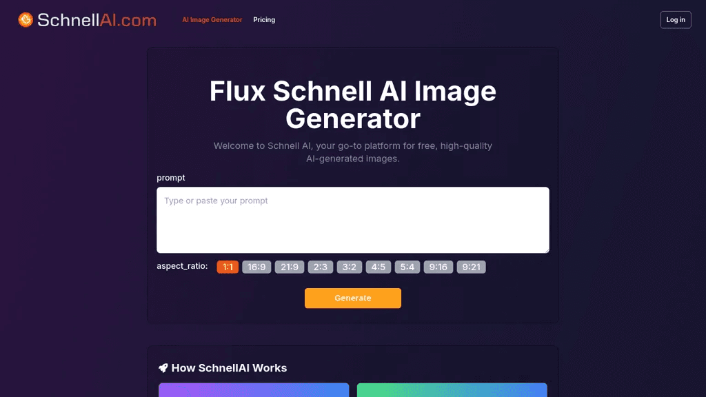 Schnell AI 工具截图