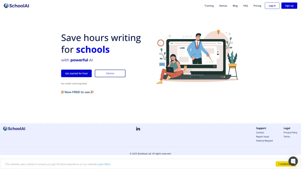 SchoolAI 官网截图