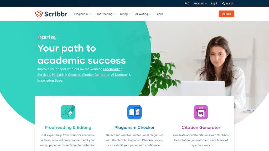 Scribbr 工具截图