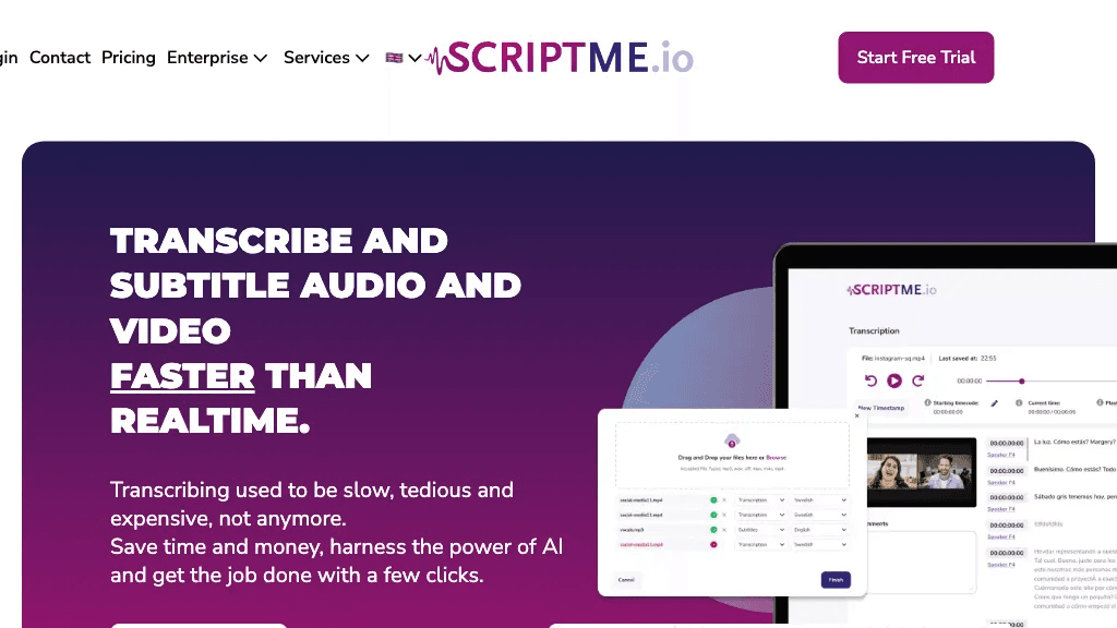 ScriptMe 官网截图