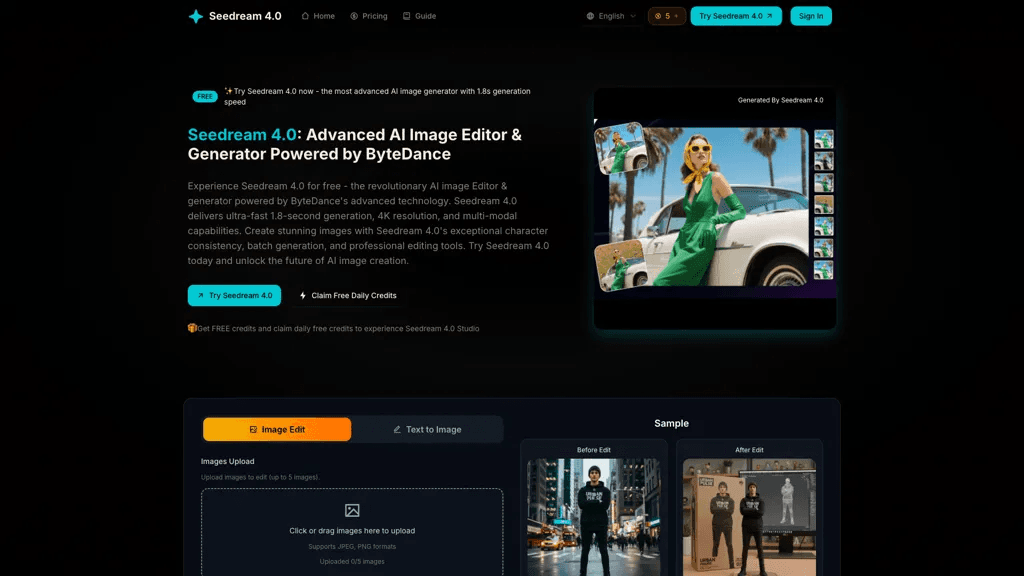 Seedream4.0.ai 工具截图