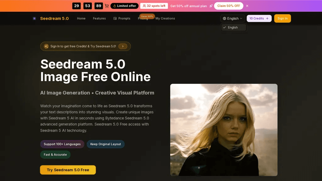 Seedream 5 App 工具截图