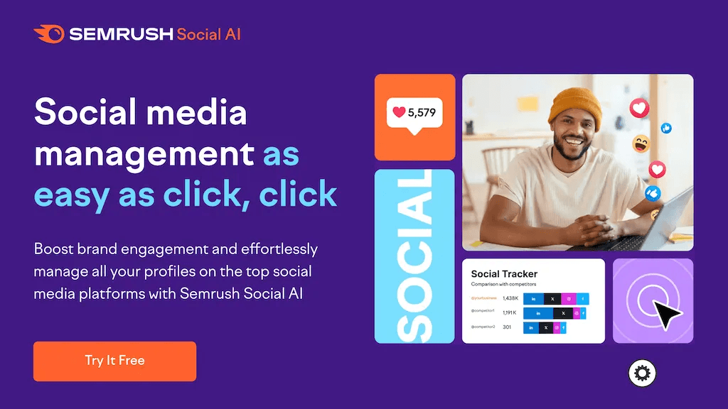 Semrush Social AI 工具截图