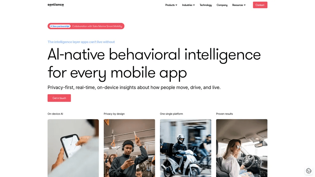 Sentiance.com 工具截图