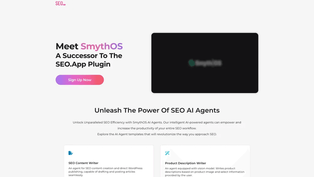 SEO App 官网截图