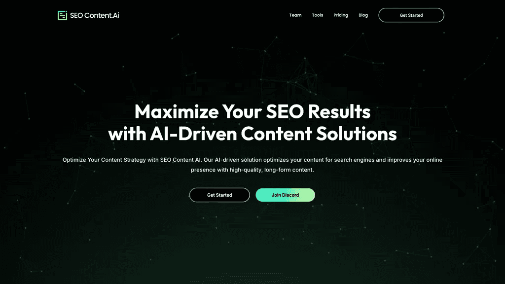SEO Content AI 工具截图