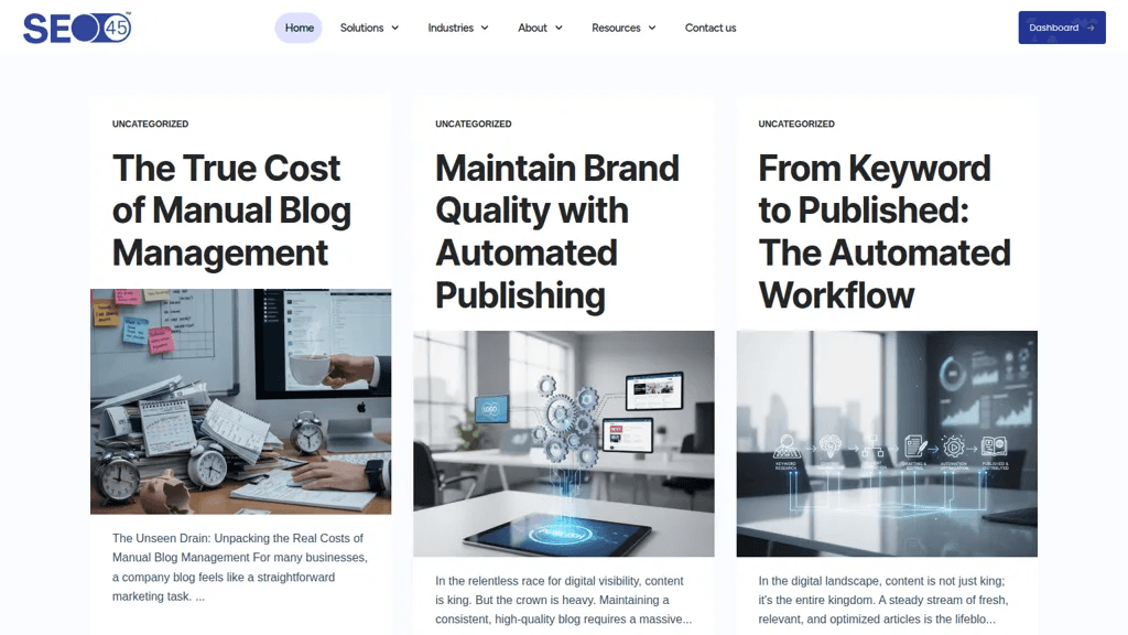 SEO45™ AI 工具截图