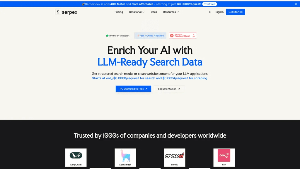 Serpex.dev 工具截图