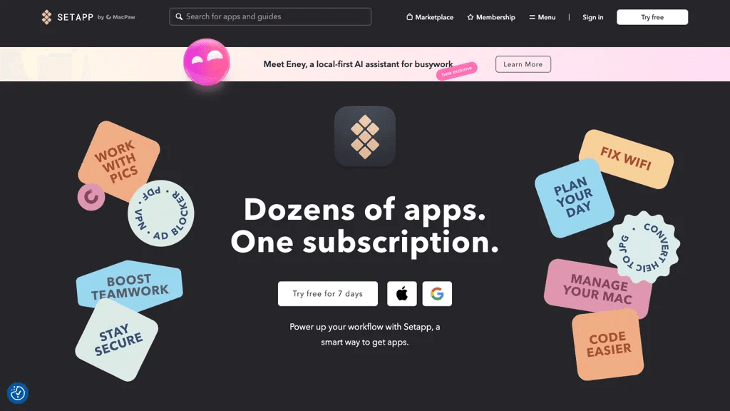 Setapp 官网截图