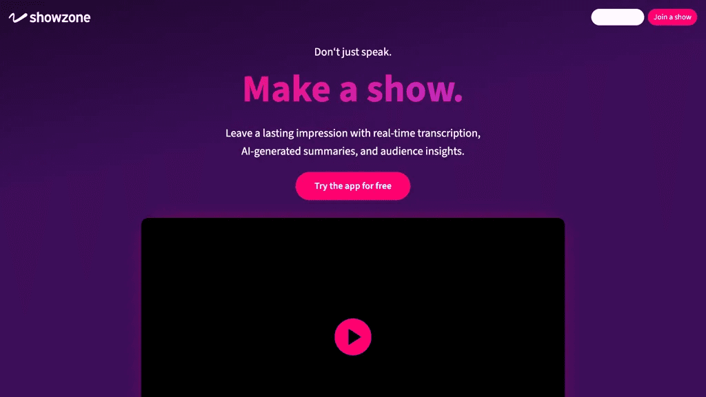 Showzone 工具截图