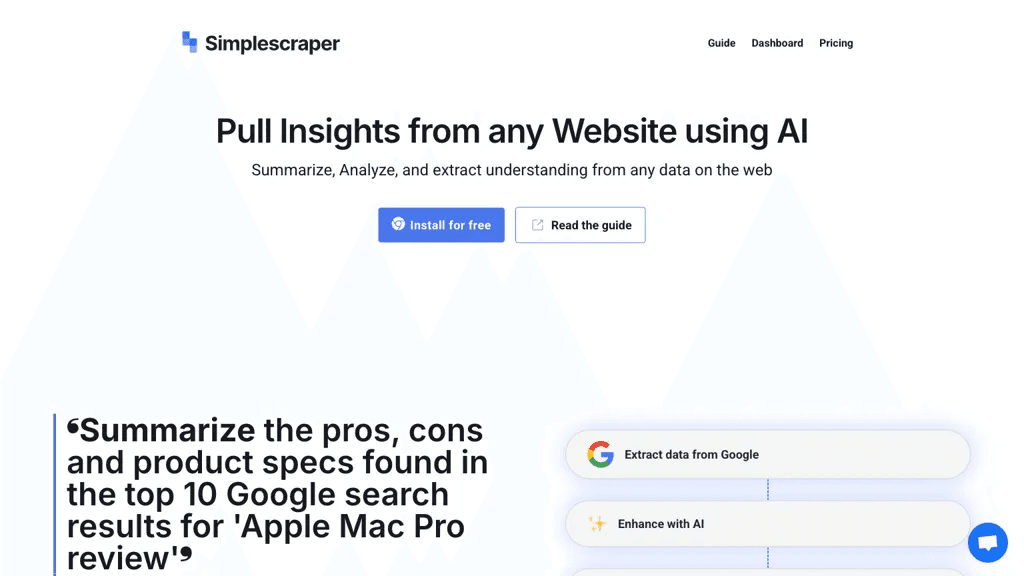 Simplescraper 官网截图