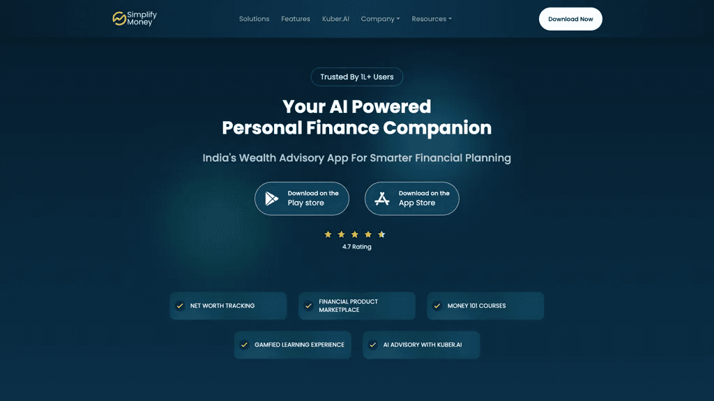 Simplify Money 工具截图
