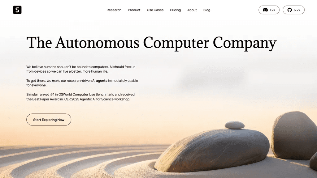 Simular.ai 官网截图