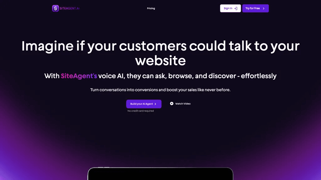 SiteAgent.AI 工具截图