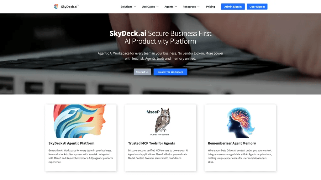 SkyDeck.ai 工具截图