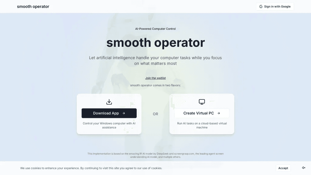 Smooth Operator 官网截图