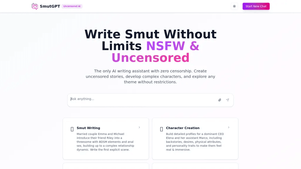 SmutGPT.ai 工具截图