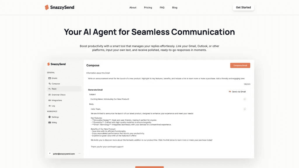 Snazzy Send 工具截图