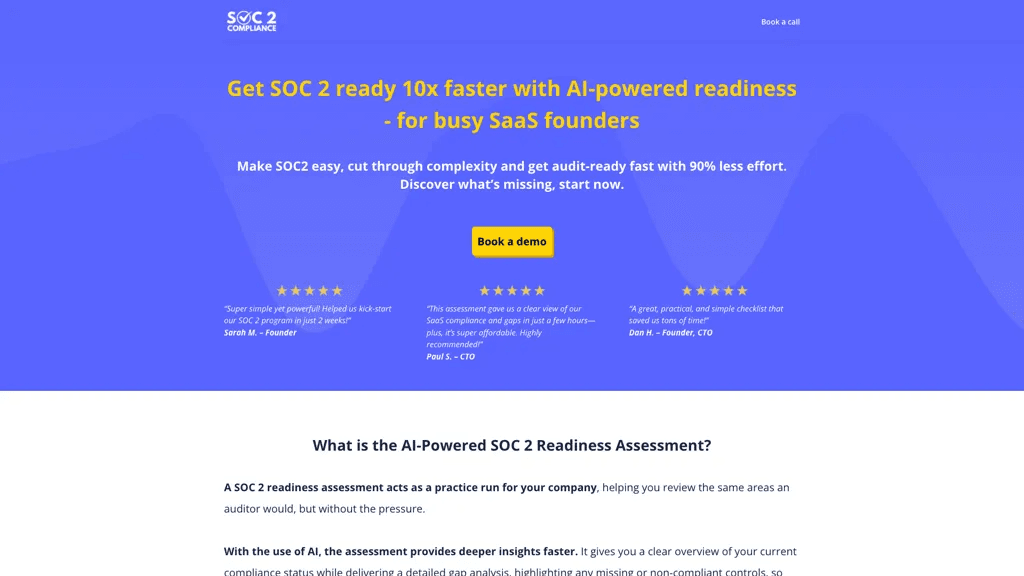 SOC 2 Readiness Audit 工具截图