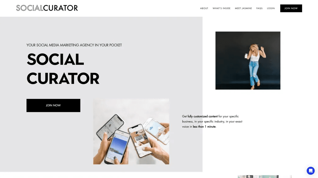 Social Curator 工具截图