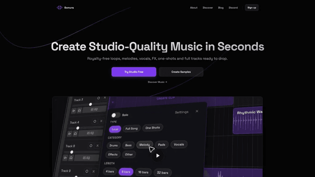 Sonura Studio 工具截图