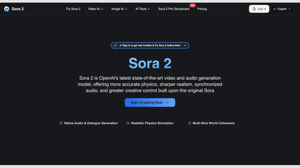 Sora 2.Video 工具截图