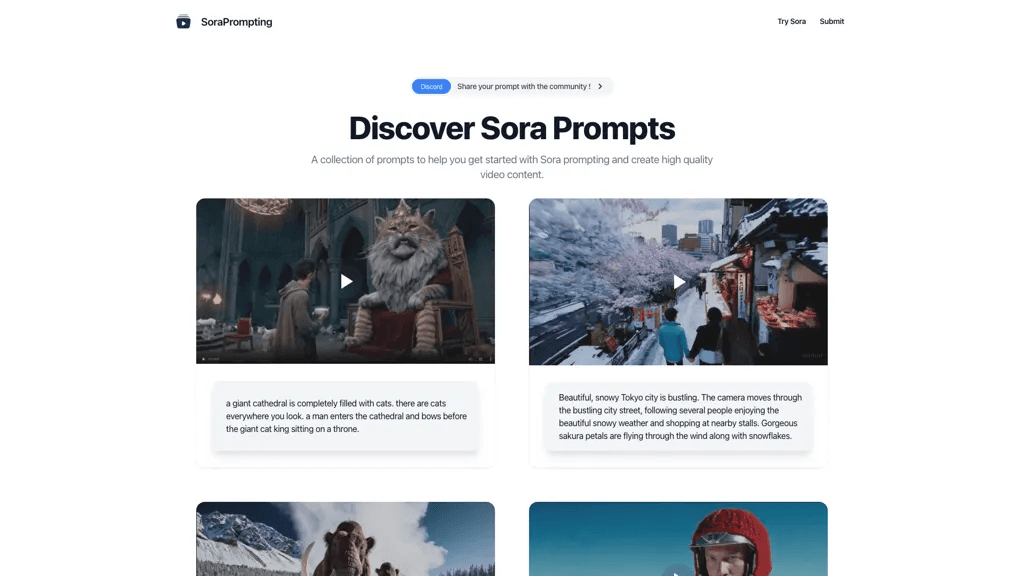 Sora Prompting 工具截图