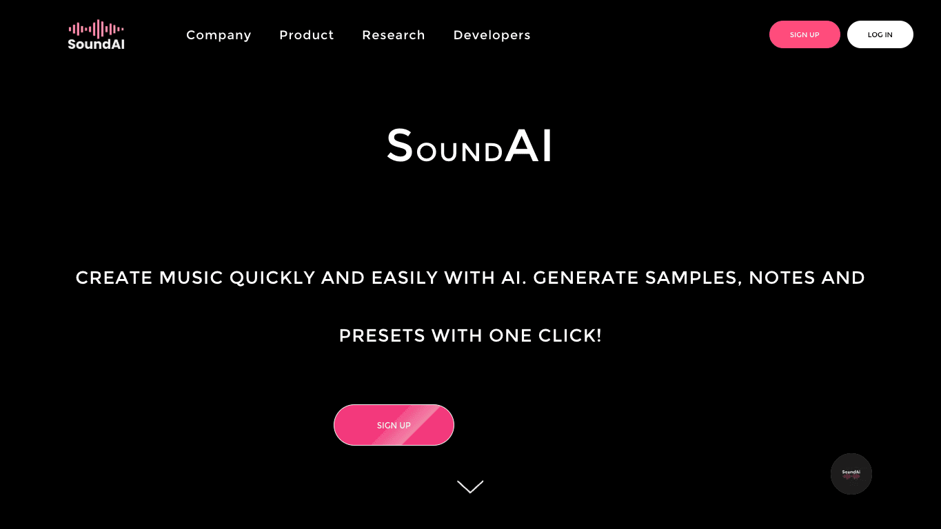 SoundAI 官网截图