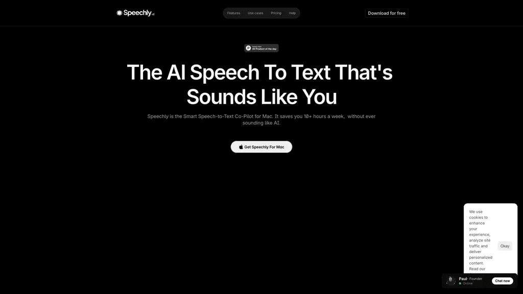 Speechly 工具截图