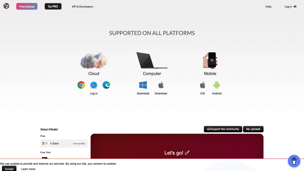 Splitter.ai 工具截图