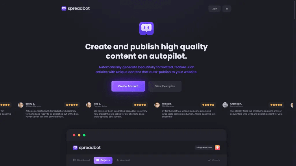 Spreadbot 工具截图