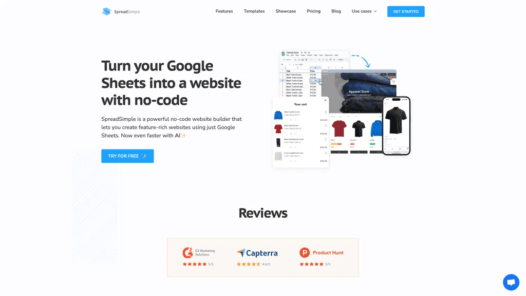 SpreadSimple 工具截图