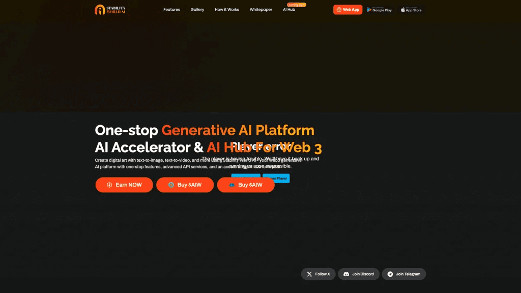 Stability World AI 工具截图